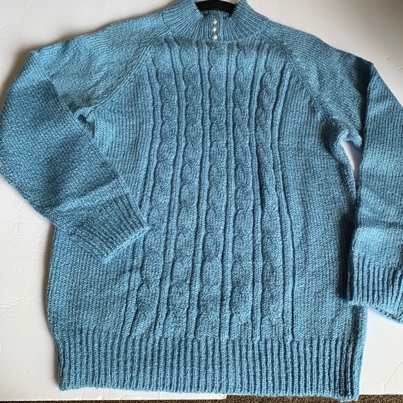 Karen Scott turtle neck Knit sweater size M - Picture 4 of 8